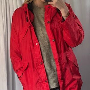GORE-TEX Women's Vintage REI Red wind and rain coat